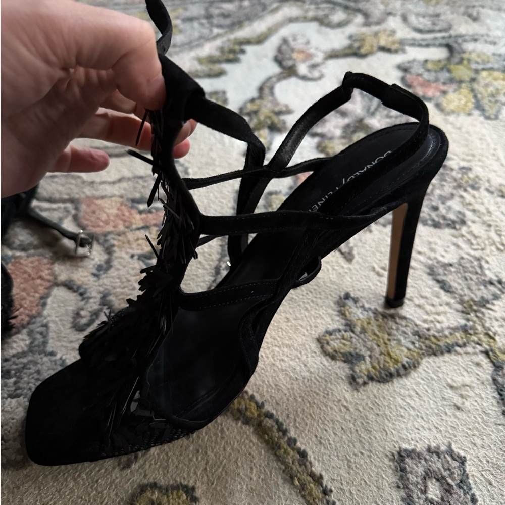 Donald J. Pliner Black Strappy Heels - Picture 6 of 13